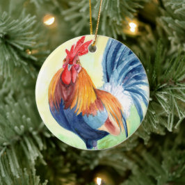 Kauai Island Rooster 4 Keramik Ornament