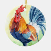 Kauai Island Rooster 4 Keramik Ornament (Vorne)