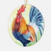 Kauai Island Rooster 4 Keramik Ornament (Links)