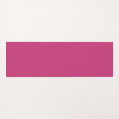 Kauai Jungle Hawaiian Hibiscus and Palms - Fuchsia Yogamatte (Rückseite (Horizontal))