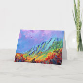 Kauai Kalalau Valley Grußkarte Karte (Vorderseite)