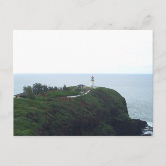 Kauai Lighthouse Postcard Postkarte (Vorderseite)