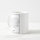 Kauai Map Kaffeetasse (Vorderseite Links)