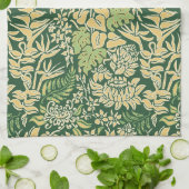 Kauai-Morgenhawaiischer Protea mit Blumen Geschirrtuch (Gefaltet)