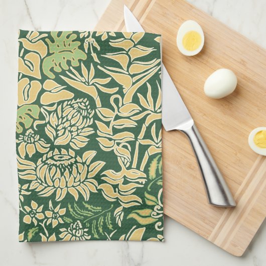 Kauai-Morgenhawaiischer Protea mit Blumen Geschirrtuch (Viertel Falte)