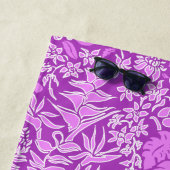 Kauai Morning Hawaiian Protea Floral - Violet Strandtuch (Beispiel)