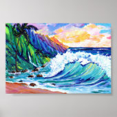 Kauai Na Pali Coast Poster (Vorne)