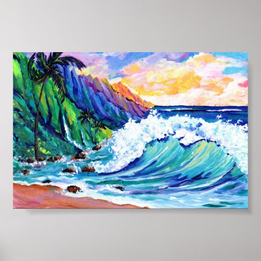 Kauai Na Pali Coast Poster (Vorne)