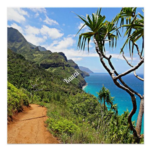 Kauai - Na Pali Coast Poster (Vorderseite)