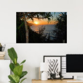 Kauai Na Pali Coast Sunset Poster (Heimbüro)