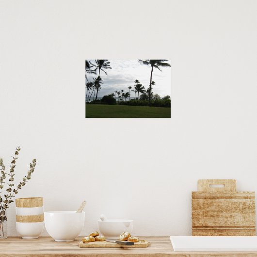 Kauai Palm Poster (Küche)