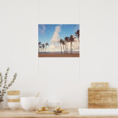 Kauai Palm Trees - Hawaii Travel Poster (Küche)