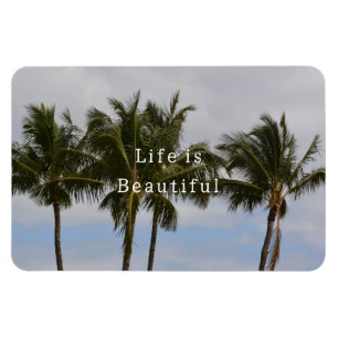 Kauai-Palmen (von mir aufgenommenes Foto) Magnet