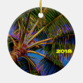 Kauai Palms Keramik Ornament (Hinten)