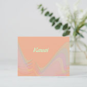 Kauai Pastel Wings Postcard Postkarte (Stehend Vorderseite)