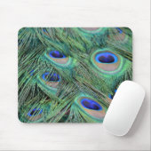 Kauai Peacock Feathers Mousepad (Mit Mouse)