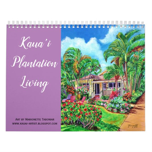 Kauai Plantation Living Hütten Calendar Kalender (Titelbild)