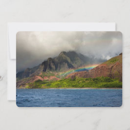 Kauai Postcard Linen Danke Stationery 12x18 Einladung