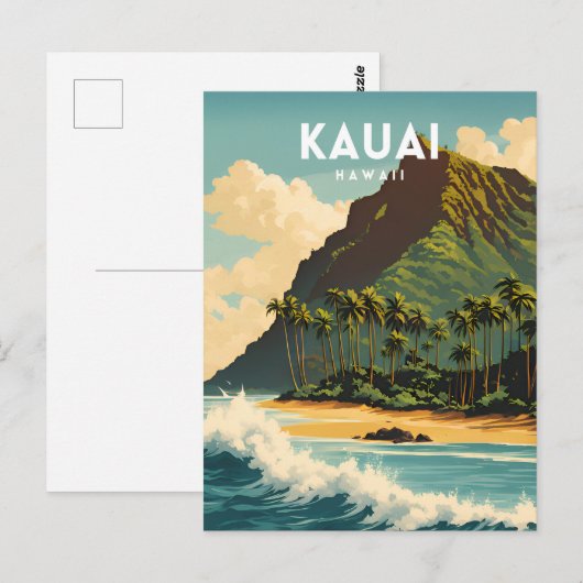 Kauai Postkarte (Vorne/Hinten)