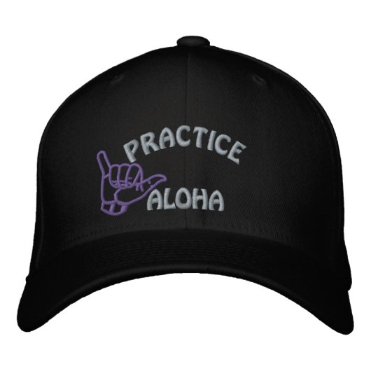 Kauai Practice Aloha Shaka (Hang locker) Bestickte Baseballkappe (Vorderseite)