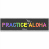 Kauai - Praxis Aloha Shaka (Hang locker) Aufkleber (Vorderseite)