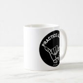 Kauai - Praxis Aloha Shaka (Hang locker) Kaffeetasse (VorderseiteRechts)