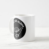 Kauai - Praxis Aloha Shaka (Hang locker) Kaffeetasse (Vorderseite Links)