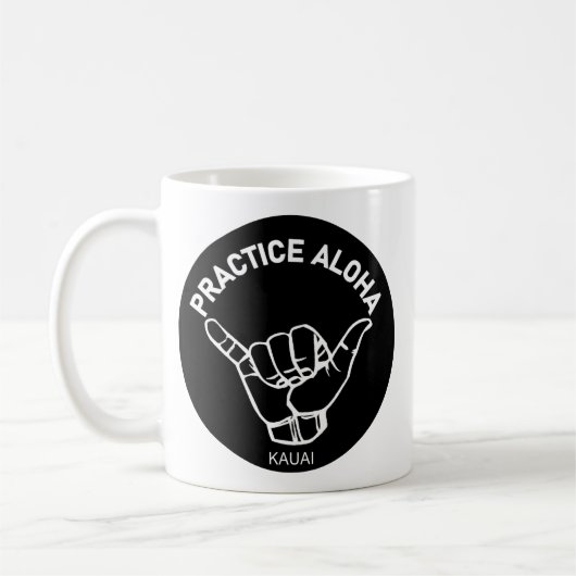 Kauai - Praxis Aloha Shaka (Hang locker) Kaffeetasse (Links)