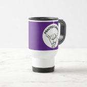 Kauai - Praxis Aloha Shaka (Hang locker) Reisebecher (VorderseiteRechts)