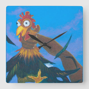 Kauai Quiet Time Quadratische Wanduhr