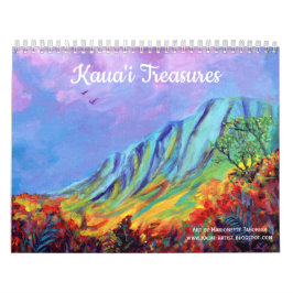 Kauai Seascapes und Landscapes Hawaiian Calendar Kalender
