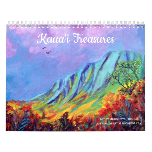 Kauai Seascapes und Landscapes Hawaiian Calendar Kalender (Titelbild)