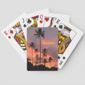 Kauai-Sonnenuntergang-Spielkarten Spielkarten (Rückseite)