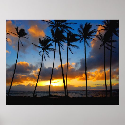 Kauai Sunrise Poster (Vorne)