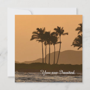 Kauai Sunset Birthday Einladung