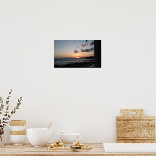Kauai Sunset Poster (Küche)