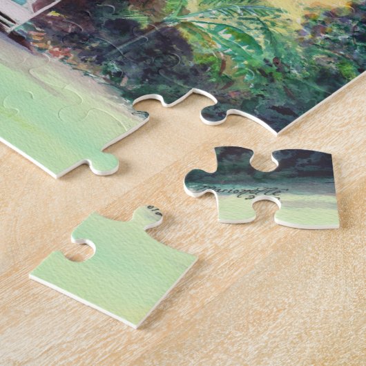 Kauai Sunset Vacation Hütte Tropical Game Puzzle (Seite)