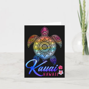 Kauai Tie Dye Meeresschildkröte Karte