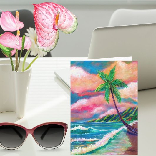 Kauai Tropical Beach Card Karte