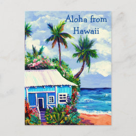 Kauai Tropical Beach House Postkarte