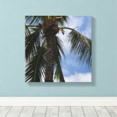 Kauai Tropical Palm Tree Leinwanddruck (Insitu (Holzboden))