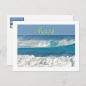 KAUAI WAVES POSTKARTE (Vorne/Hinten)