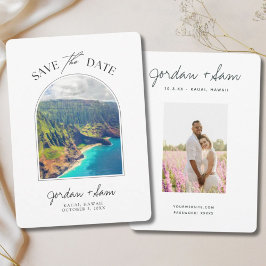 Kauai Wedding Save the Date Einladung