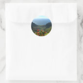 Kauai's Na Pali Coast Runder Aufkleber (Tasche)