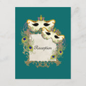 Kauaummasquerade Maskenball - UAWG Response Card Begleitkarte (Rückseite)