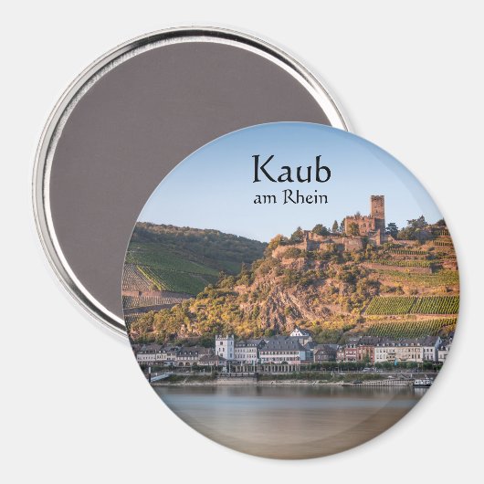 Kaub am Rhein - Deutschland Magnet (Vorderseite/Rückseite)