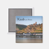 Kaub am Rhein - Deutschland Magnet (Vorderseite/Rückseite)