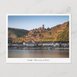 Kaub am Rhein - Deutschland Postkarte