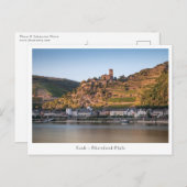 Kaub am Rhein - Deutschland Postkarte (Vorne/Hinten)