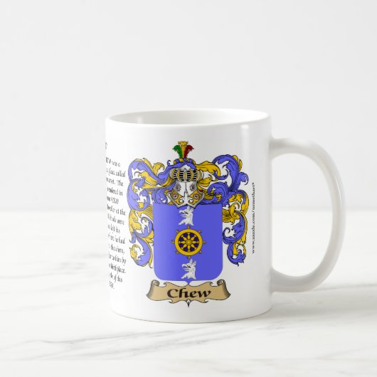 Kauen, der Ursprung, die Bedeutung und das Wappen Kaffeetasse (Rechts)